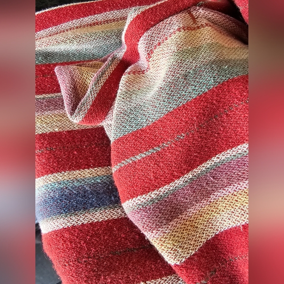 IMOGENE & WILLIE Fethiye Hand Loomed Coastal Stripe Pants Sz M - Picture 5 of 7